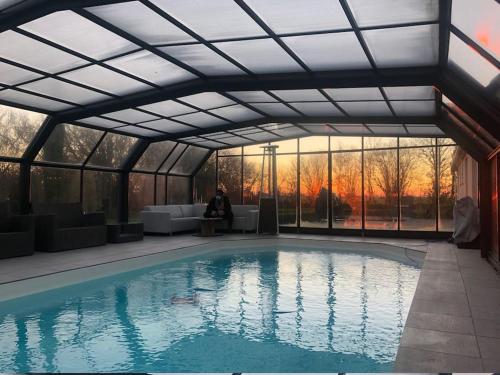 Maison Normande - PISCINE chauffée couverte cottage Le Theil-Nolent