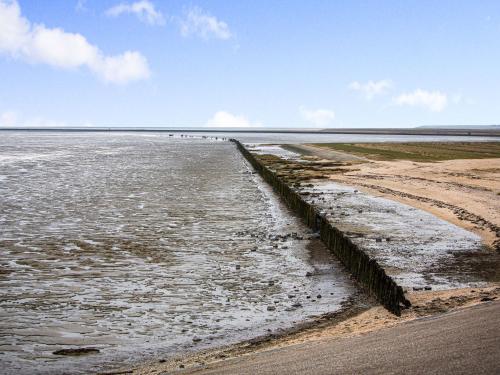 Beautiful original Wadden Sea house in Paesens at the mudflats