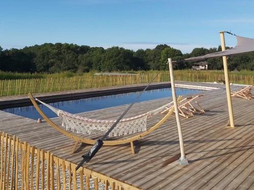 Inviting bungalow in Ploemel with private terrace gîte à louer Belle Île en mer