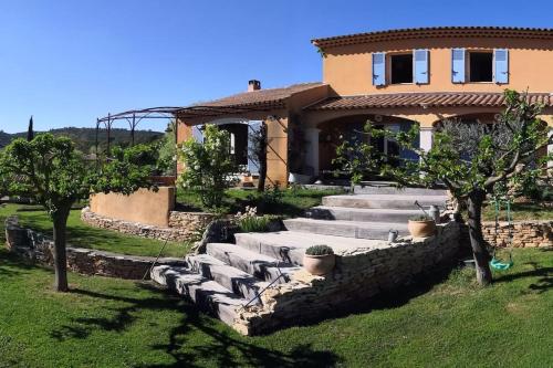 Maison entière de campagne avec piscine gîte à louer Brue-Auriac