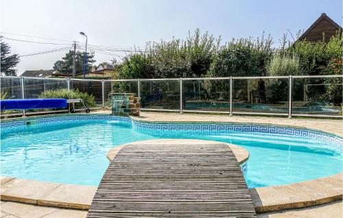 Awesome Home In Saint-germain-sur-ay With Heated Swimming Pool