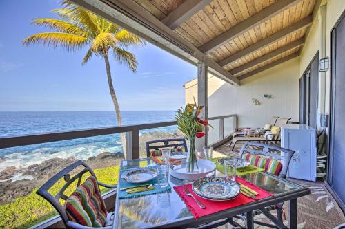 Airy Oceanfront Kailua-Kona Gem with Community Pool