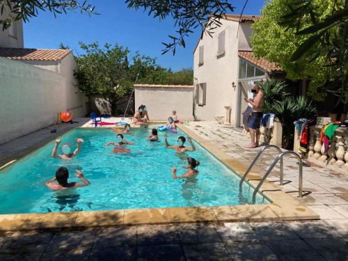 Maison avec piscine entre Montpellier et Nîmes gîte à louer Codognan