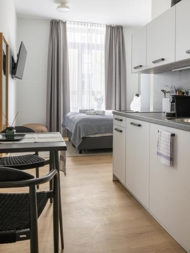 Mutfak, Limehome Rosenheim Gillitzerstraße in Rosenheim