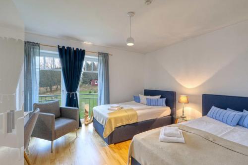 2 twin beds