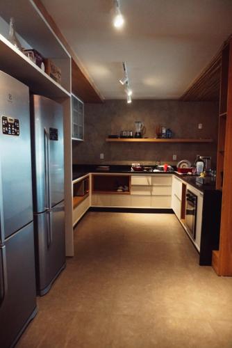 مطبخ, Graffi Beach House in Morro das Pedras