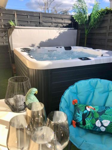 Frenchyhomes☆maisoncosy☆proche bassin☆piscine☆WIFI gîte à louer Louchats