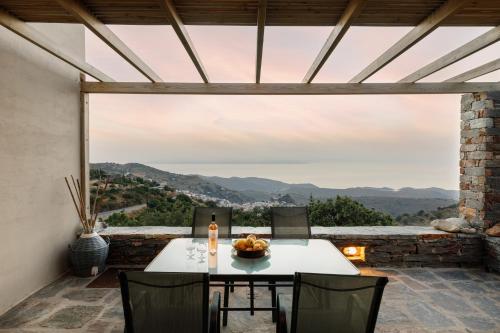 景觀, Cycladic Villa with sea view! in 盧利達