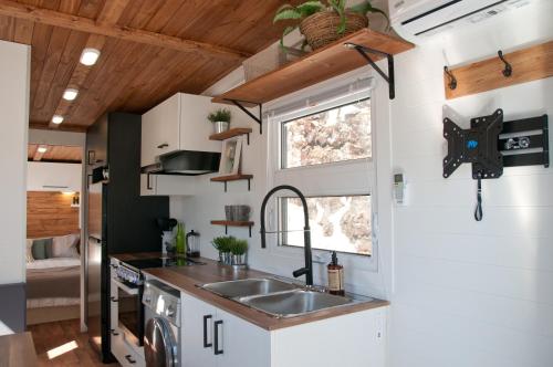 ห้องครัว, Chalets Didoche in ฮาฟเร-เซนต์-เพียร์ (ควิเบก)