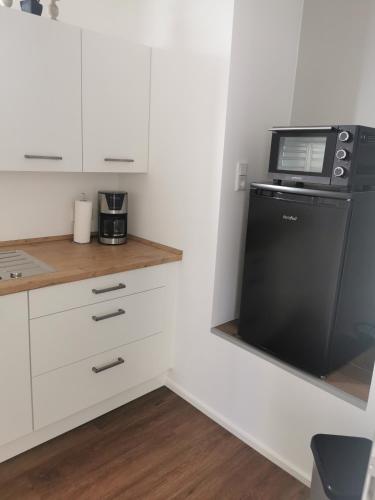 Konyha, Ferienwohnung am Felsenkeller in Ebrach