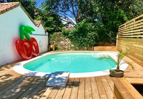 Jolie maison de village 15min St Emilion gîte à louer Lamothe-Montravel