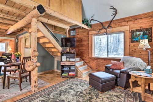 Snowshoe Cabin with Gas Grill Fish and Hike! - Big Lake