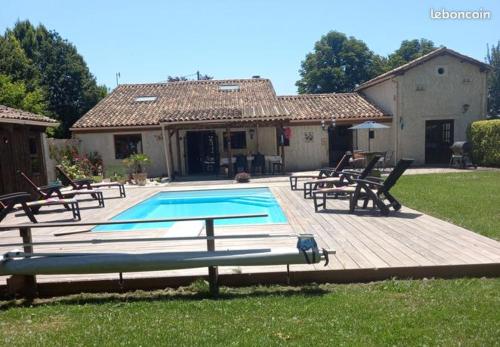 Viesnīcas āriene, Gite Rural Charente Maritime in Baignes-Sainte-Radegonde