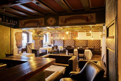 ห้องอาหาร, แอตลาส โพสต์โฮเทล (Atlas Posthotel) in การ์มิช-พาร์เทนเคียร์เชน