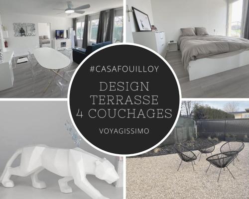 B&B Fouilloy - #Casafouilloy Appartement de plein pied avec grande terrasse - Bed and Breakfast Fouilloy