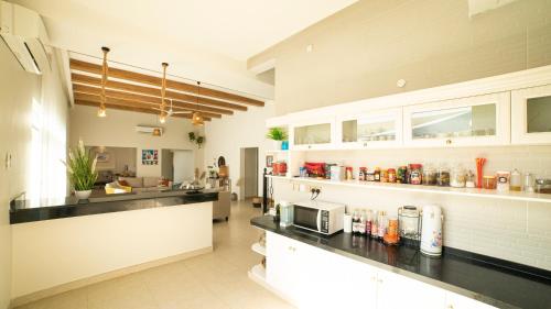 Kitchen, Luxury Farm Villa in Musanaa Oman in Muladdah