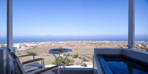 Balcony/terrace, Muses Cycladic Suites in Santorini