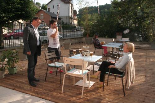 Balcony/terrace, Hotel La Beauze in Aubusson