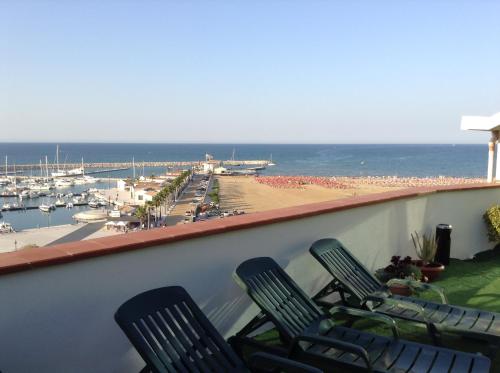 Erkély/terasz, Hotel Borgo Marina in Rodi Garganico