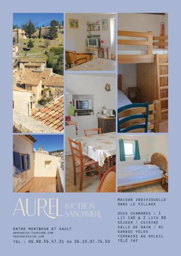 Maison de Village Aurel - Location saisonnière - Aurel