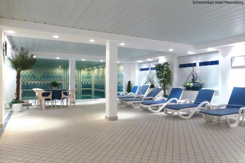 Swimming pool, Hotel Meeresburg in Norderney