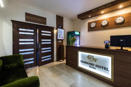 Фойє, Hotel Diamond w Bialym Dworku in Румя