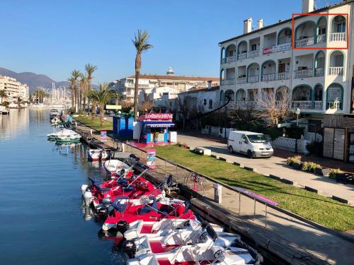 Le Marinola Empuriabrava Port - 69m2- Vue canal principal - Plage centrale 400m