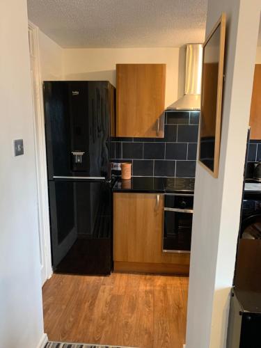 ห้องครัว, Sunny rhyl apartment in เดนไบห์เชอร์