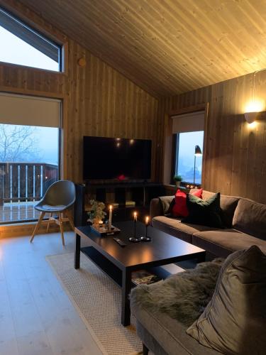 Cozy Apartment electric car charger & ski in out Sjusjøen in Sjusjoen