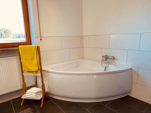 Fürdőszoba, meinGästehaus im Fränkischen Seenland (meinGastehaus im Frankischen Seenland) in Haundorf