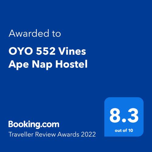 OYO 552 Vines Ape Nap Hostel