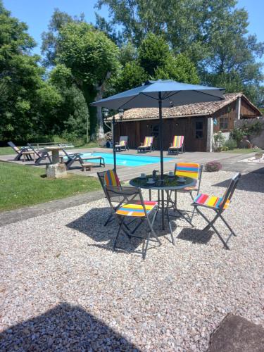 Peldbaseins, Gite Rural Charente Maritime in Baignes-Sainte-Radegonde