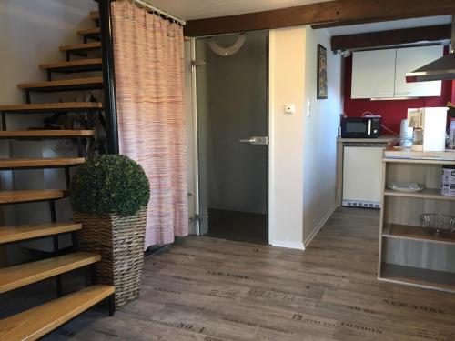 廚房, Ferienwohnung Wilde - Coriansberg in 伊策霍埃