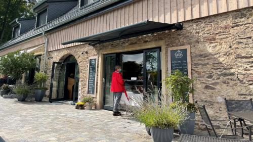 Viesnīcas āriene, Café Ilse - Ferienwohnungen (Cafe Ilse - Ferienwohnungen) in Ranis