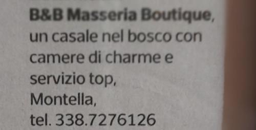 Masseria boutique b&b