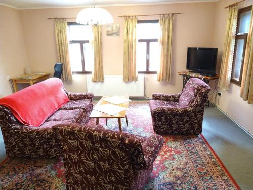 kawasan lounge/TV kongsi, Zelená chalupa Vernár (Zelena chalupa Vernar) in Levoca