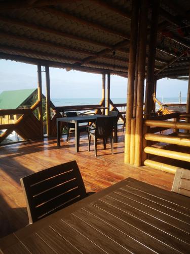 Balcony/terrace, Hostal Fara in Pedernales