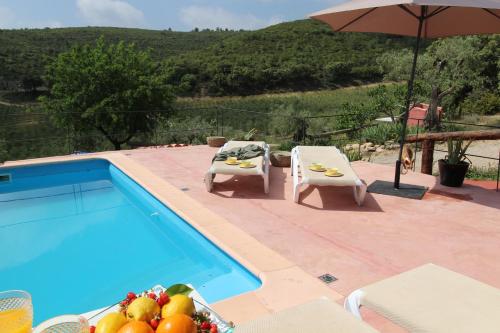 Swimmingpool, Finca Heredad La Boquilla in Enguera