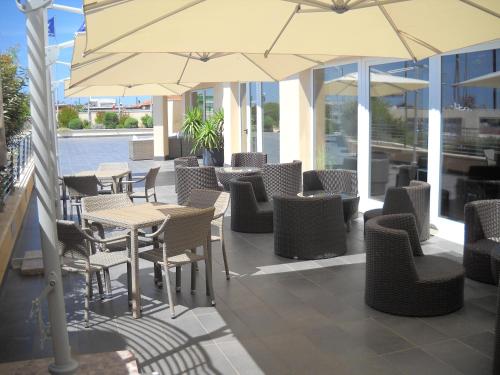 Balcony/terrace, Hotel Tiber in Fiumicino Airport