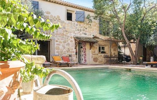 Lovely Home In Roujan With Outdoor Swimming Pool