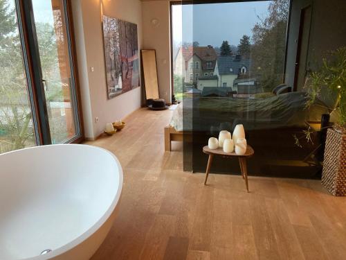 Vannas istaba, Poolvilla in Schwielowsee