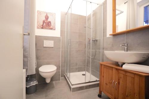 Bathroom, Apartment THOR am Schleswiger Dom in Schleswig