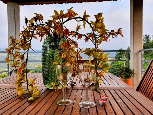 Casa de campo com vista a montanha gîte à louer Gândara