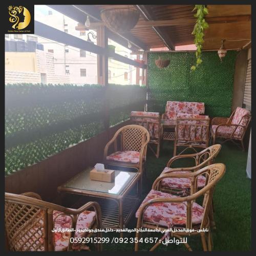 ห้องอาหาร, Golden Rose Hotel in นาบลุส