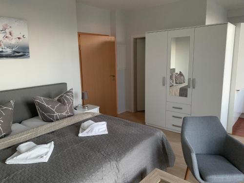 Einraumapartment mit Seeblickbalkon in Rheinsberg, Deutschland
