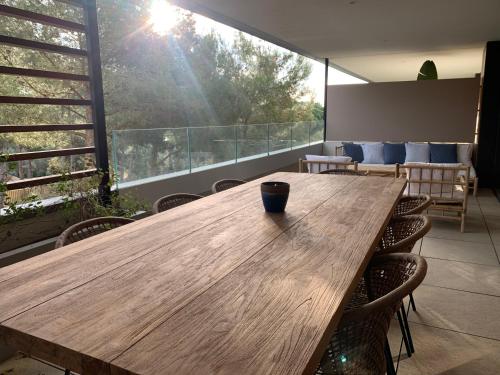 شرفة/ تراس, Calma S'Alguer Luxury Beach Apartment in Sant Joan de Palamos