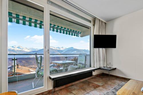 Appartement à Crans-Montana - avec magnifique vue sur la vallée