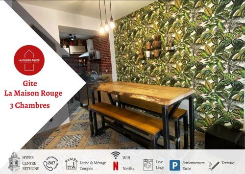 Gite La Maison Rouge gîte à louer Annezin