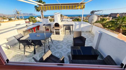  2 bedrooms appartement at Mazarron 400 m away from the beach with sea view shared pool and furnished terrace in Mazarrón