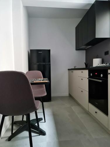 Dapur, Dolphin Apartment near Neversea Beach in Constanta
